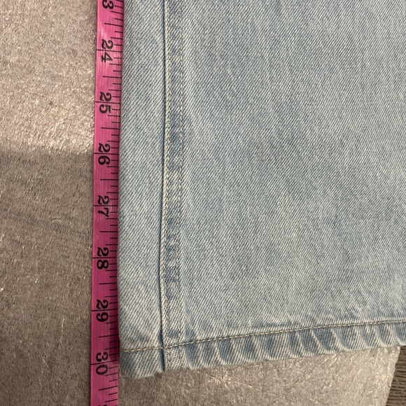 [W24Ins30”]Twik R&B light washed wide leg High Rise Denim Jeans - Picture 6 of 8
